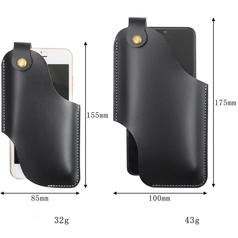 Bloom Leather Phone Pouch – Hands-Free Gift for Him image 3