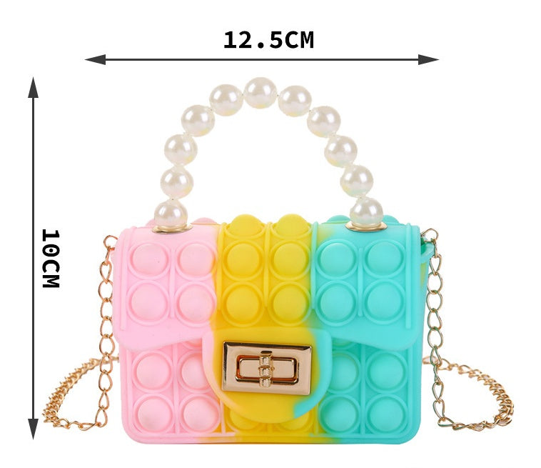 Poppy Bloom Fidget Purse – Bubble Handbag Toy image 4