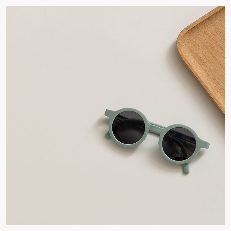 Pocket Bloom Kids Sunnies – Foldable UV400 Shades - Blue image
