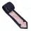 Floral Accent Cotton Tie - Classic Solid with Hidden Detail